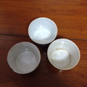 ถ้วยน้ำชาเก่าลายมังกรมี 3 ใบ - Image 4