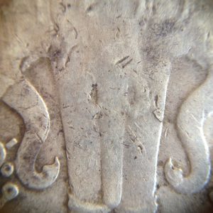 เหรียญเนื้อเงินหนึ่งบาท ตราพระบรมรูปร.6 - ตราไอราพรต พ.ศ.2456 สวยงามคมชัดเดิมๆ - Image 4