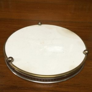 ถาดกระเบื้องโบราณ" วิคตอเลีย "ขนาด 10 "ลายดอกไม้ - Image 4