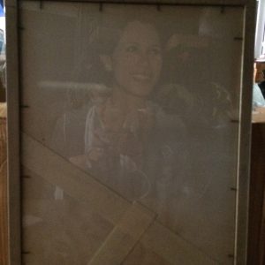 รูปสีราชินีชุดลูกไม้แขนยาวสีฟ้า - Image 3