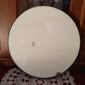 จานกระเบื้อง 16" รูปดอกไม้ มีรอยร้าวหนึ่งเส้น - Image 3