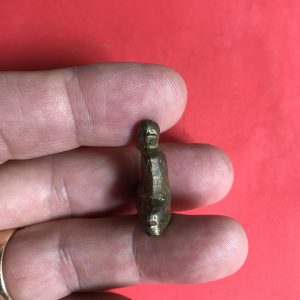 หล่อปั้มองค์ลอยหลวงพ่อพรหม วัดช่องแคเสาร์5 เนื้อทองเหลืองปี 36 สวยงามคมชัด - Image 2