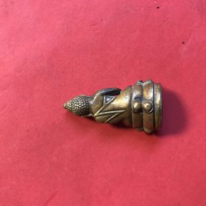 พระกริ่งเนื้อทองแดงผิวไฟ ใต้ฐาน โค๊ต จปร. เสียงกริ่งดังกังวาลมาก - Image 2