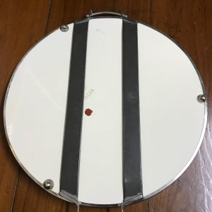 ถาดกระเบื้องโบราณสมัยร .5 ขนาด สผ 16" สไตล์”วิคตอเรีย”ลายดอกเต็มสีชมพูบาน 2 ดอกตูม 2 ดอกนำ้เงิน 3 ดอก - Image 4