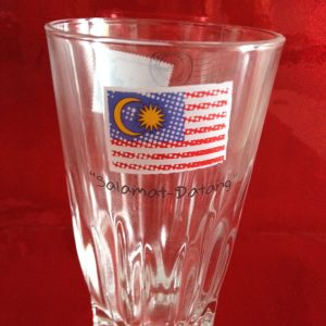 แก้วน้ำกินก้นจีบของไปรษณีย์ มีตราธงชาติ เออีซี - Image 4