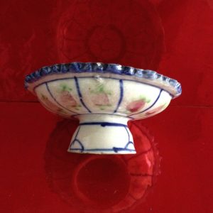 จานเชิงรัตนโกสินทร์ตอนต้น มีลายบนและล่าง สภาพสมบูรณ์มาก ใบที่ 2 - Image 2