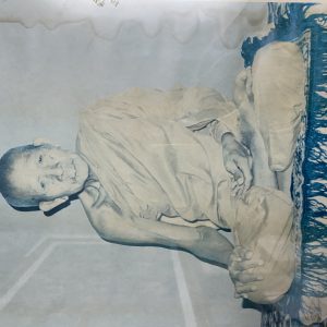 ภาพพิมพ์สี พระราชพุทธิรังษี (หลวงพ่อดำ) วัดมุจลินทวาปีวิหาร (ตุยง) ปัตตานี คณะศิษย์พิมพ์ถวายเมื่อ มี.ค.2525 29.5X41ซม. - Image 3