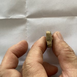 หลวงพ่อปานขี่เม่นกุ้ง เนื้อพิกุล เลี่ยมกรอบเงิน - Image 4