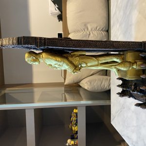 องค์หล่อเสด็จพ่อร.5 ด้านหลังเป็นตราครุฑใต้และ ช้างสามเศียรพระบารมีปกเกล้า - Image 2