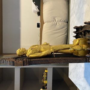 องค์หล่อเสด็จพ่อร.5 ด้านหลังเป็นตราครุฑใต้และ ช้างสามเศียรพระบารมีปกเกล้า - Image 4