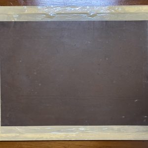 รูปถ่ายเก่าในหลวงร.9 จากภาพวาดสีอยู่ในกรอบไม้เดิมใหญ๋มาก อภืนันทนาการจากร้าน สิงห์ทองการไฟฟ้า - Image 4