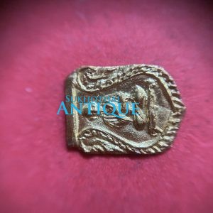 เหรียญขอเบ็ดสมเด็จพุฒาจารย์ (หลวงพ่อโต ) เนื้อทองคำเก่า หลังลายผ้า - Image 2