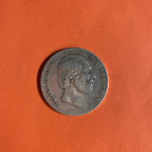 เหรียญเก่าเนื้อเงินประเทศ NEDERLANDEN สมัย พระเจ้าWILLEM III KONING ปี1851 มูลค่า 2 1/2 Gulden ตรงกับปลาย ร.3 ต้น ร.4 (ปี2394) - Image 3