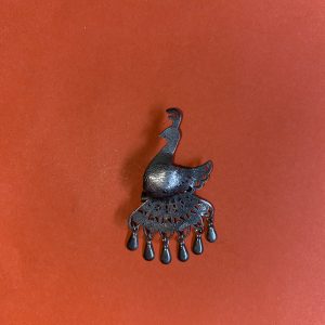 เข็มกลัดเนื้อเงิน รูปนกยุงมีติดตุ้งติ่งหกเม็ด สวยงามคลาสสิกพร้อมใช้ - Image 3