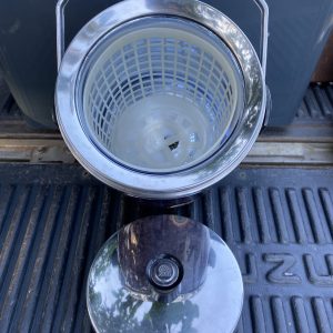 กระติกใส่นำ้แข็งปรอทแก้วโบราณยี่ห้อ  Peacock พร้อมอุปกรณ์เก็บสภาพสมบูรณ์สวย - Image 4