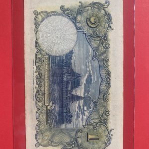 ธนบัตรแบบ 3 1บาท รุ่นที่ 2 (รัชกาลที่ 8) ประกาศใช้ 28 กันยายน 2479 ลายเซ็น พระยาไชยศสมบัตร พิมพ์ที่ บริษัท โทมัส เดอ ลา รู - Image 3