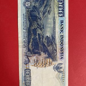 ธนบัตรต่างชาติ ประเทศ  INDONESIA  1,000 รูเปียะ  ( LIMA RATUS RUPIAH ) - Image 2